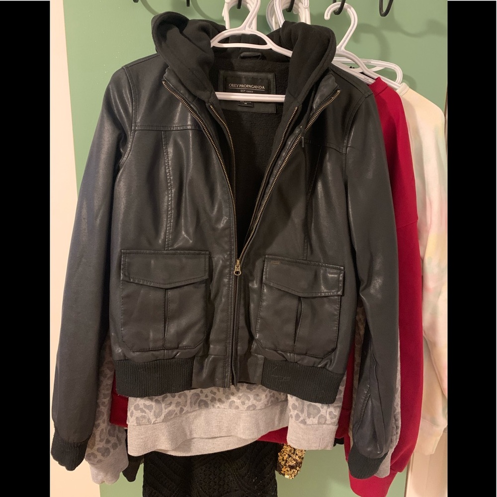 Womens Obey Bomber Jacket